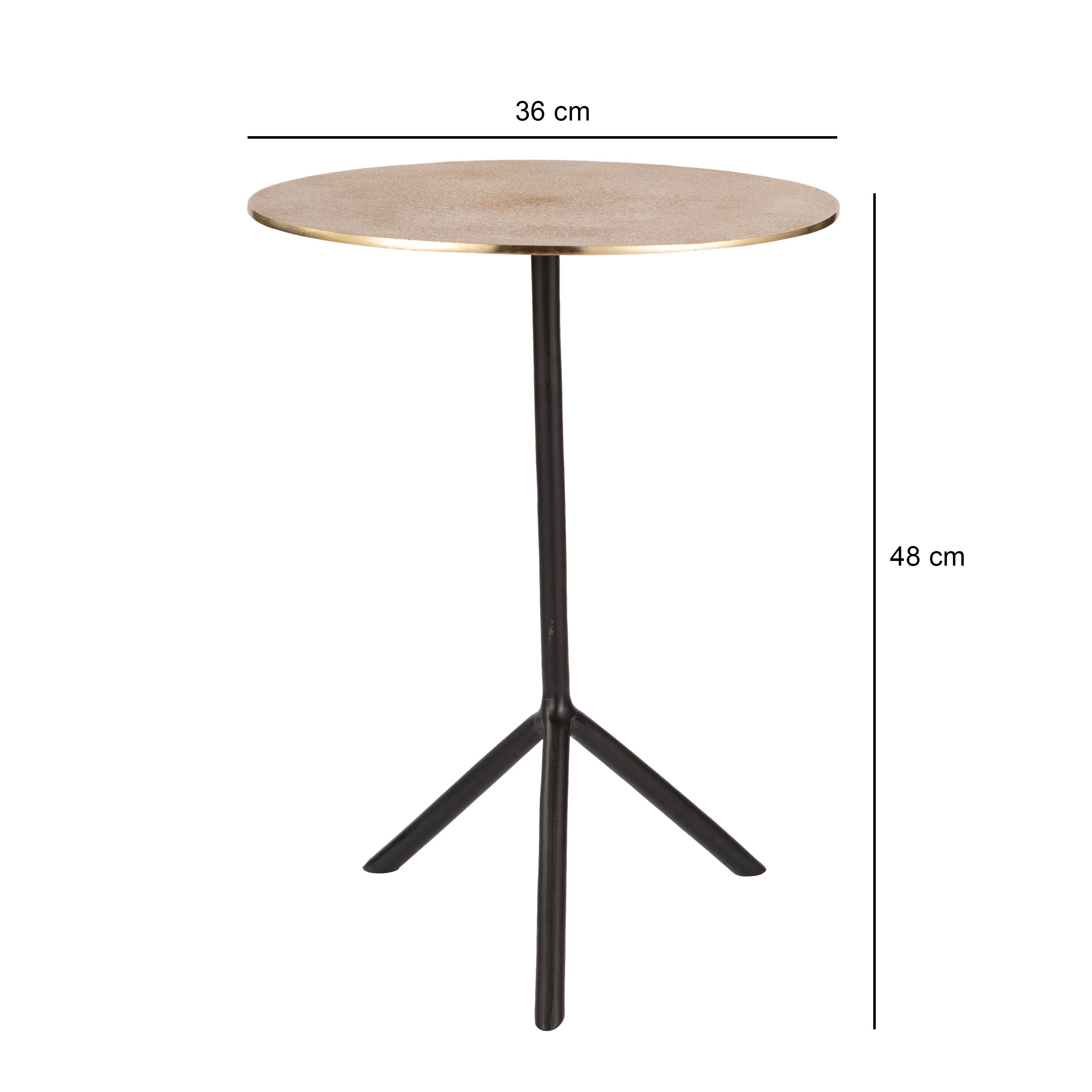 Obsidian Halo Side Table