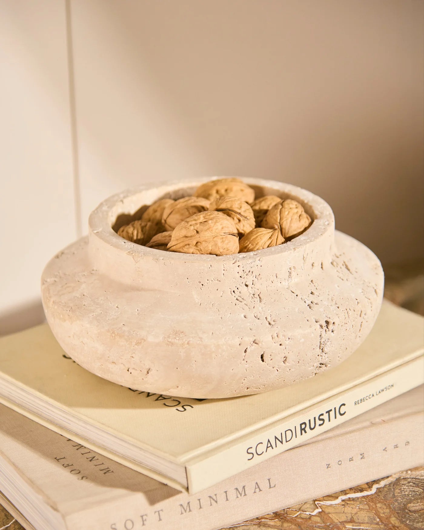 Maccta Bowl | Travertine