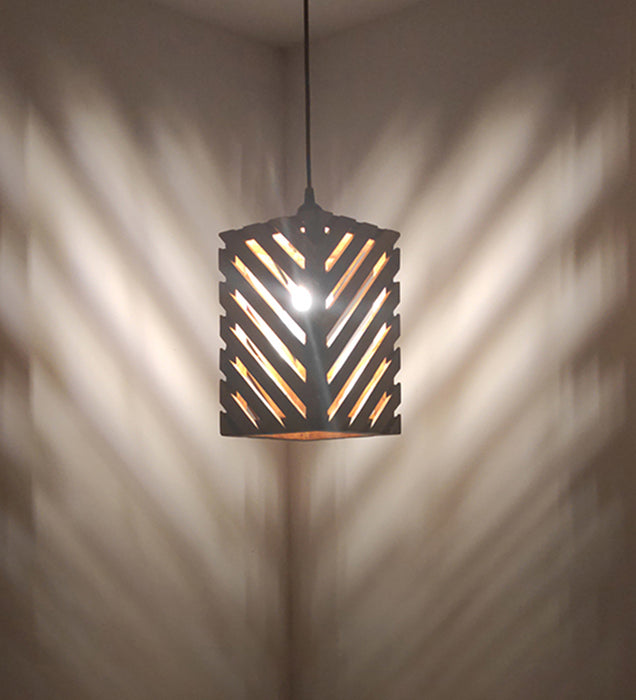 Oblique Wooden Single Hanging Light | Pendant Lamp | Ceiling Lights