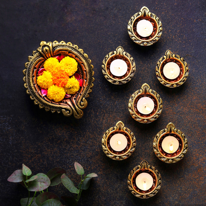 Curve Diya Set of 10