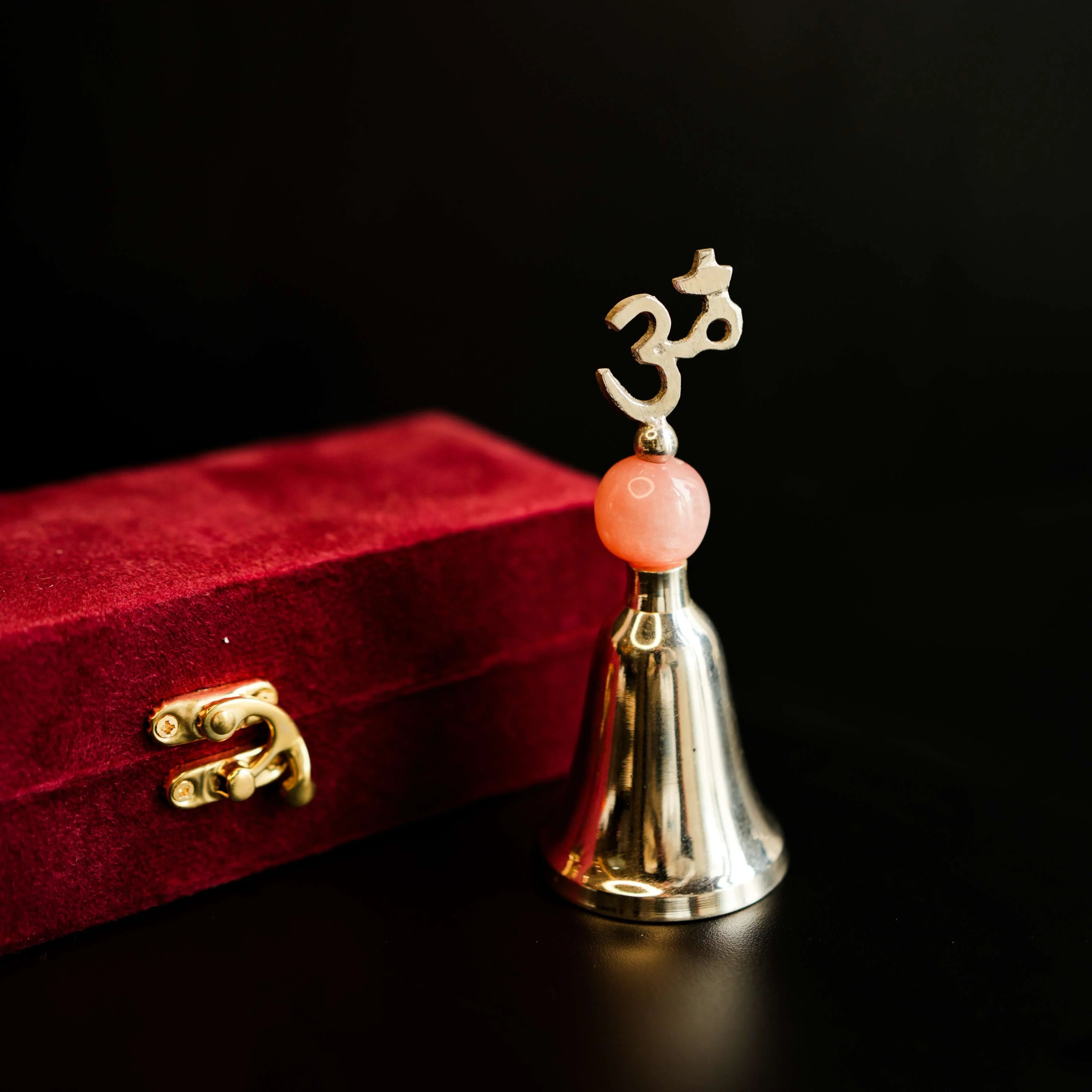 Silver Plated Shuddh Om Ghanti