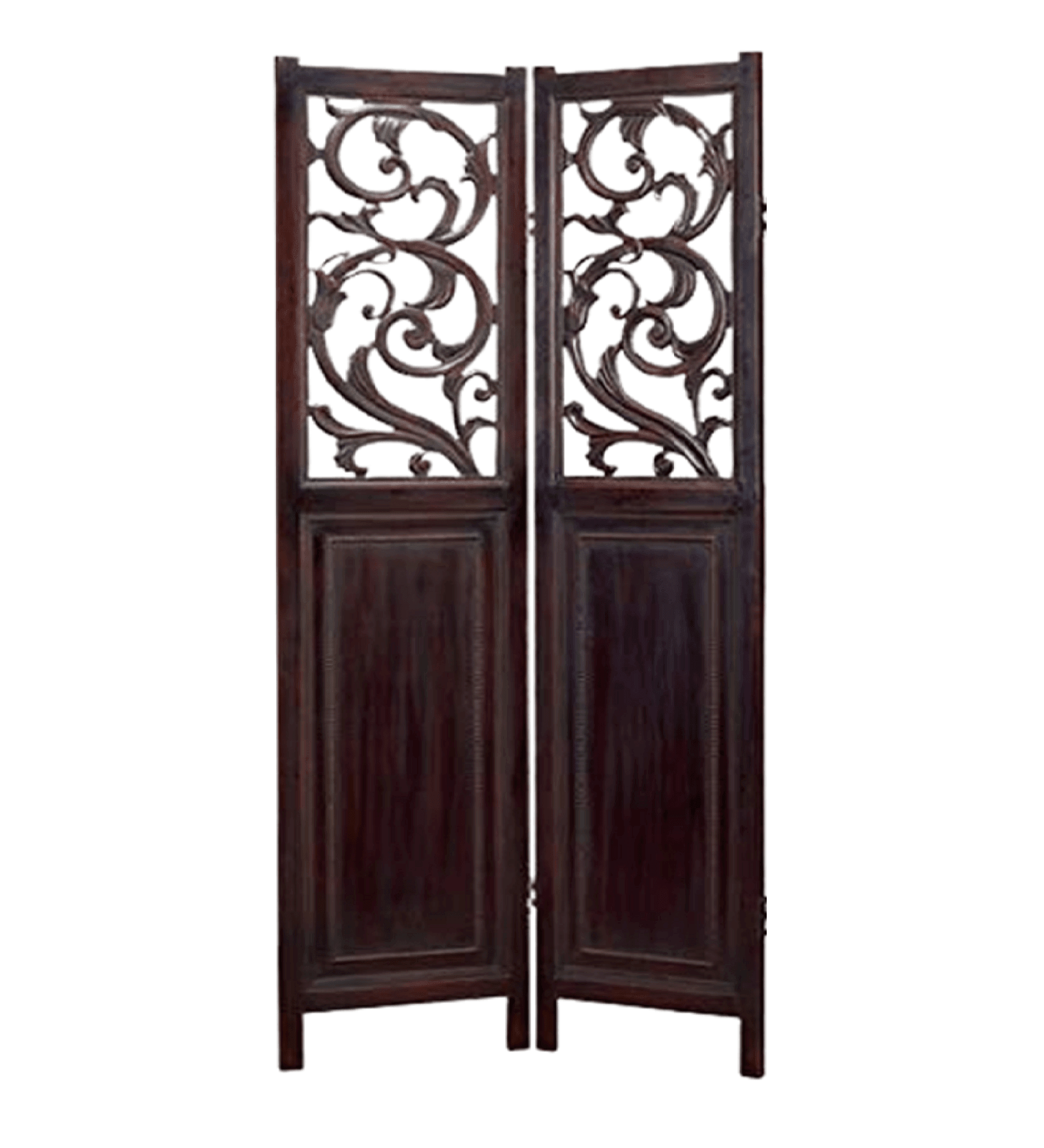 Mango Wood Frame & MDF Jali Folding Room Separator