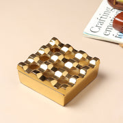 Alaric’s Gold Ashtray – Luxury Aluminium Ashtray in Gold Finish for Modern Home & Table Décor