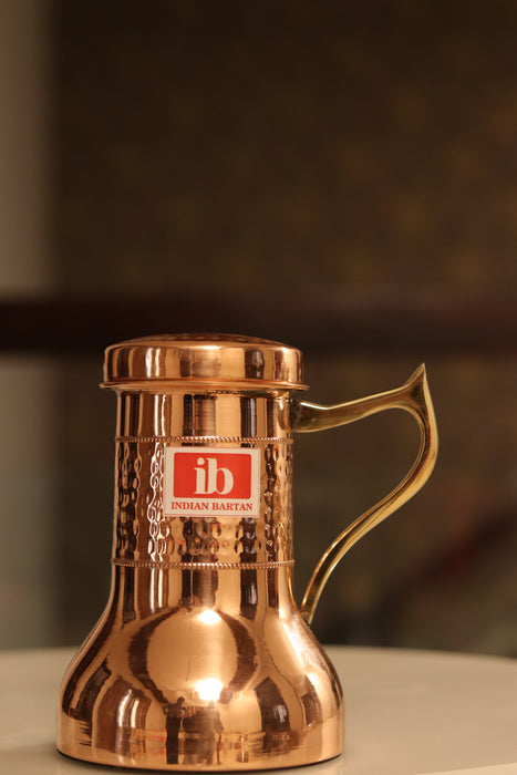 Stylish Rounded Copper Jug | Jug Storage Utensils Home & Restaurants