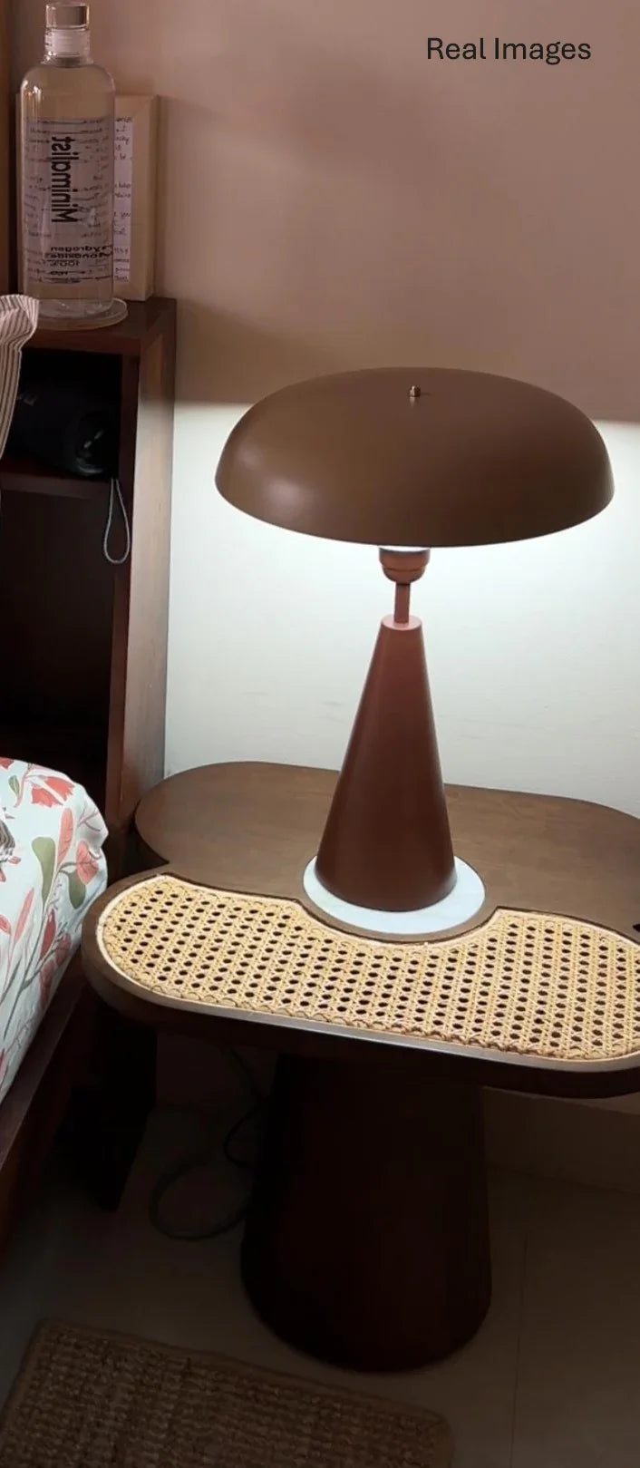 Daisy Accent Side Table for Living Room | Mango Wood End Table