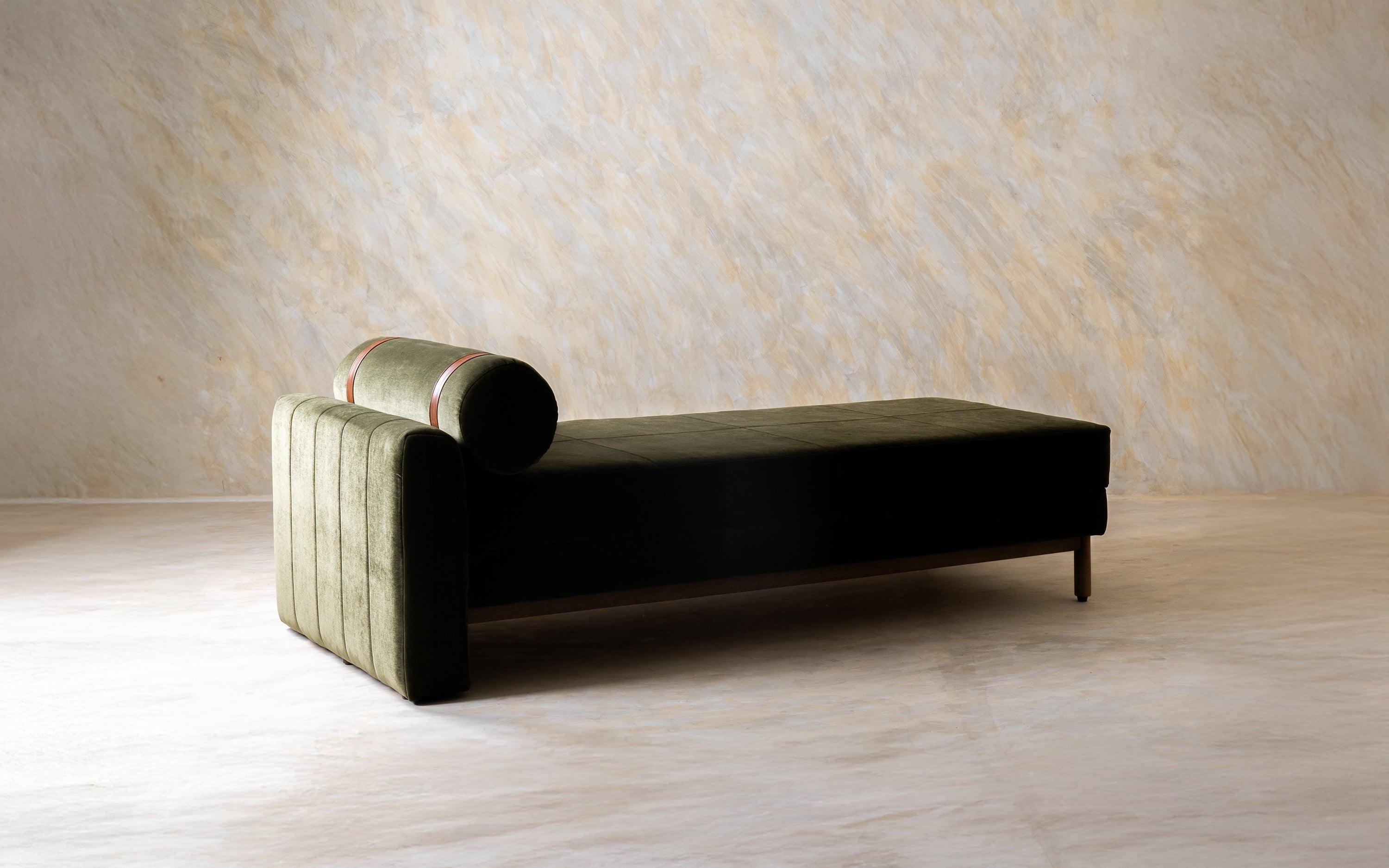 Solace Daybed with Arm | Mango Wood and Upholstery