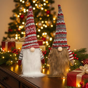 Knitted Christmas Wine Bottle Cover – Nordic Gnome Design
