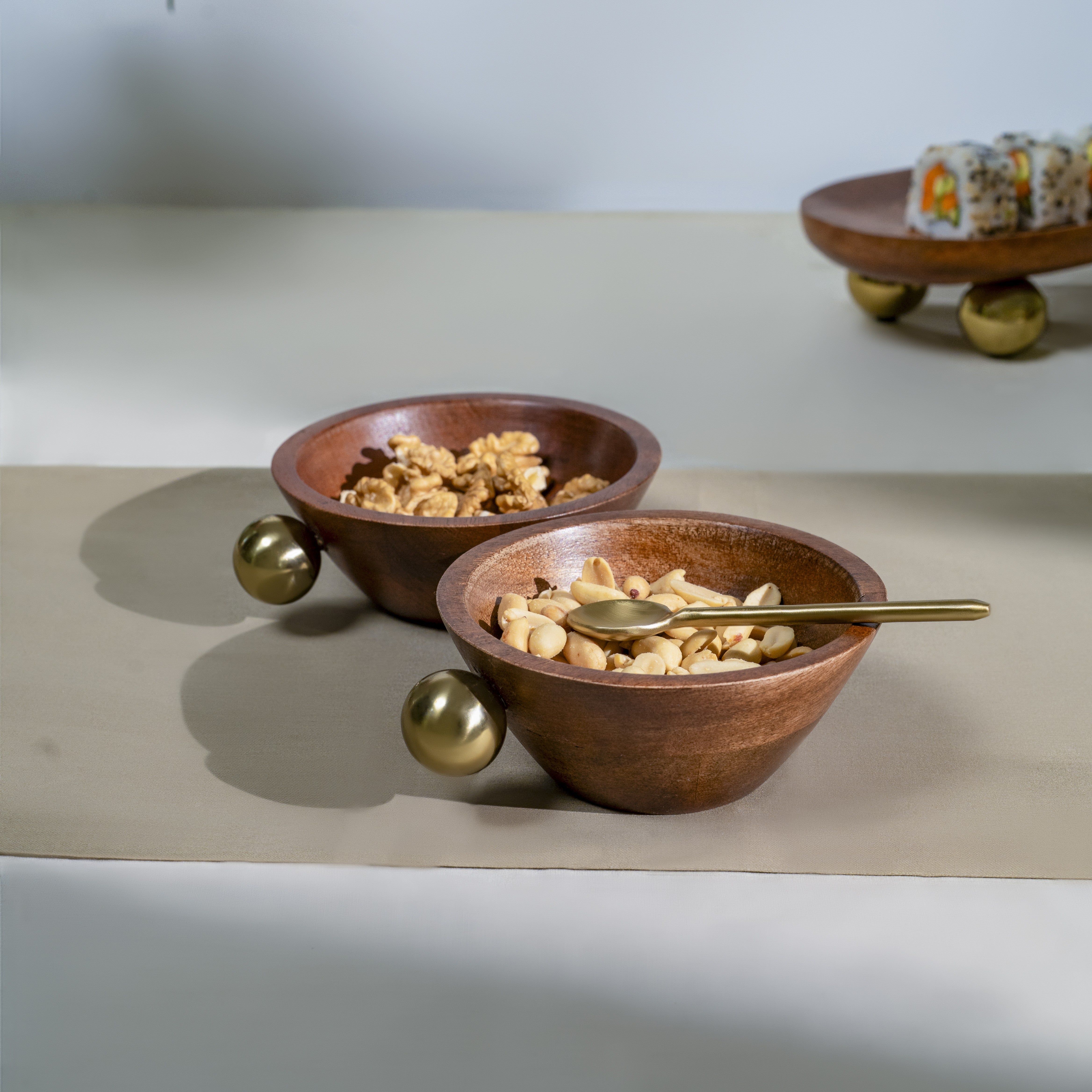 Ora Reet Mini Serving Bowls with Spoons (Set of 2)