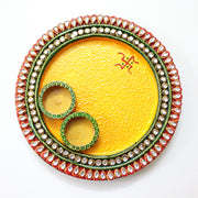Round Pooja Thali