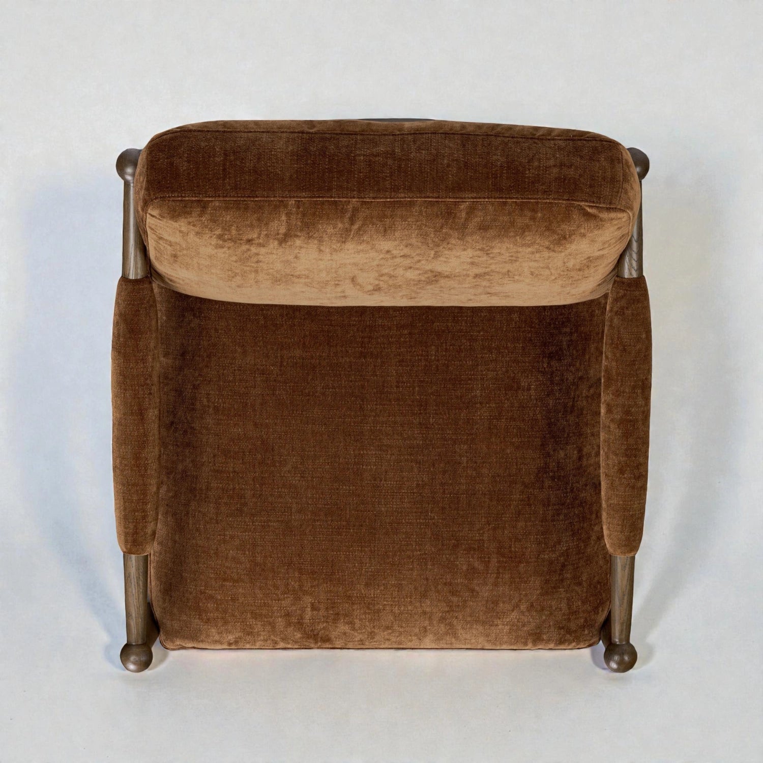 Wonder Solid Teak Wood Chair | Fabric Upholstery Arm Chair
