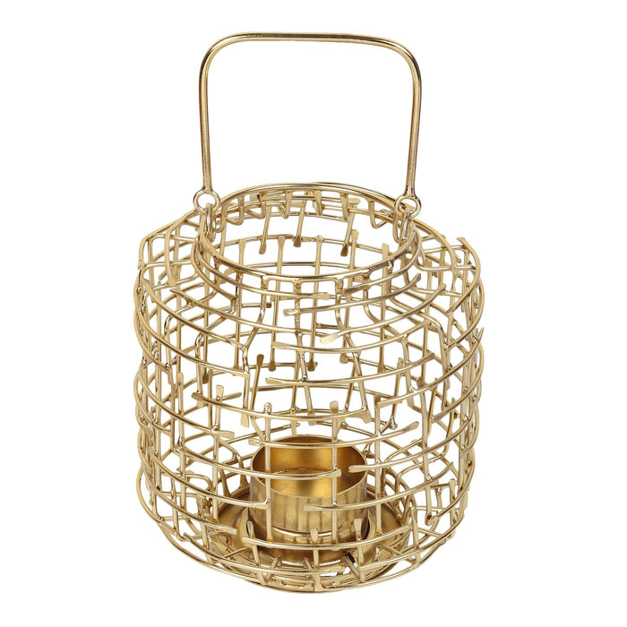 Basketweave Tea Light Holder