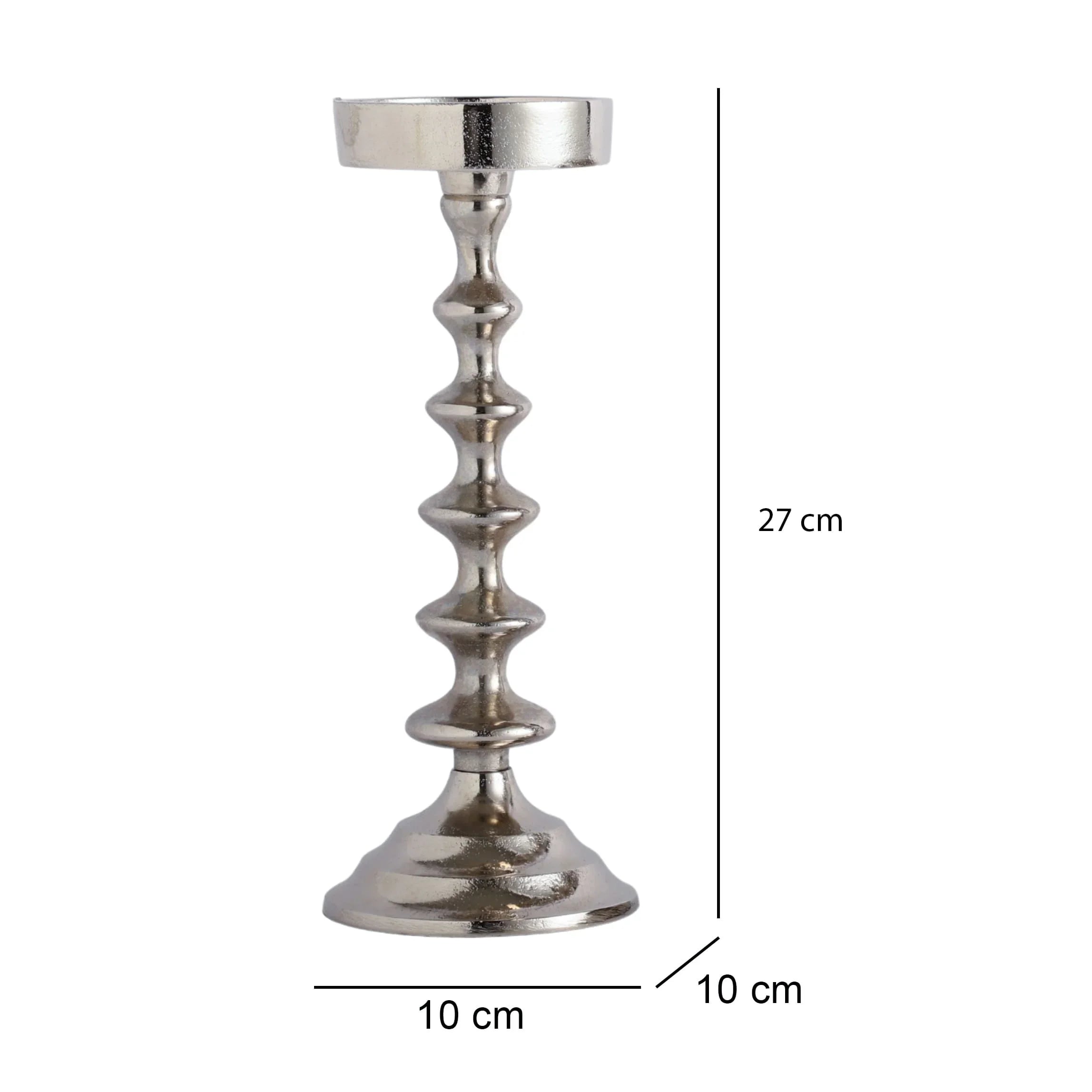 Ebon Whisper Candle holders set of 3 In