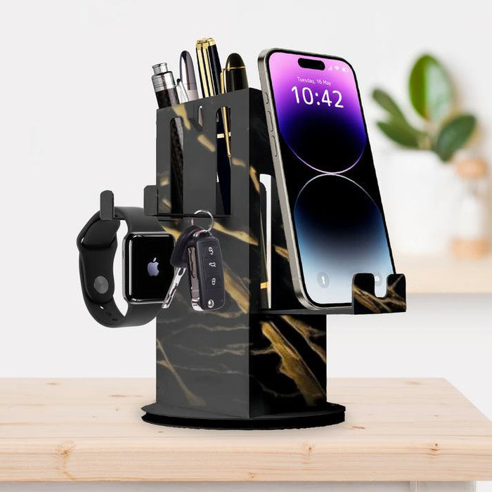 Rotating Metal Pen Stand