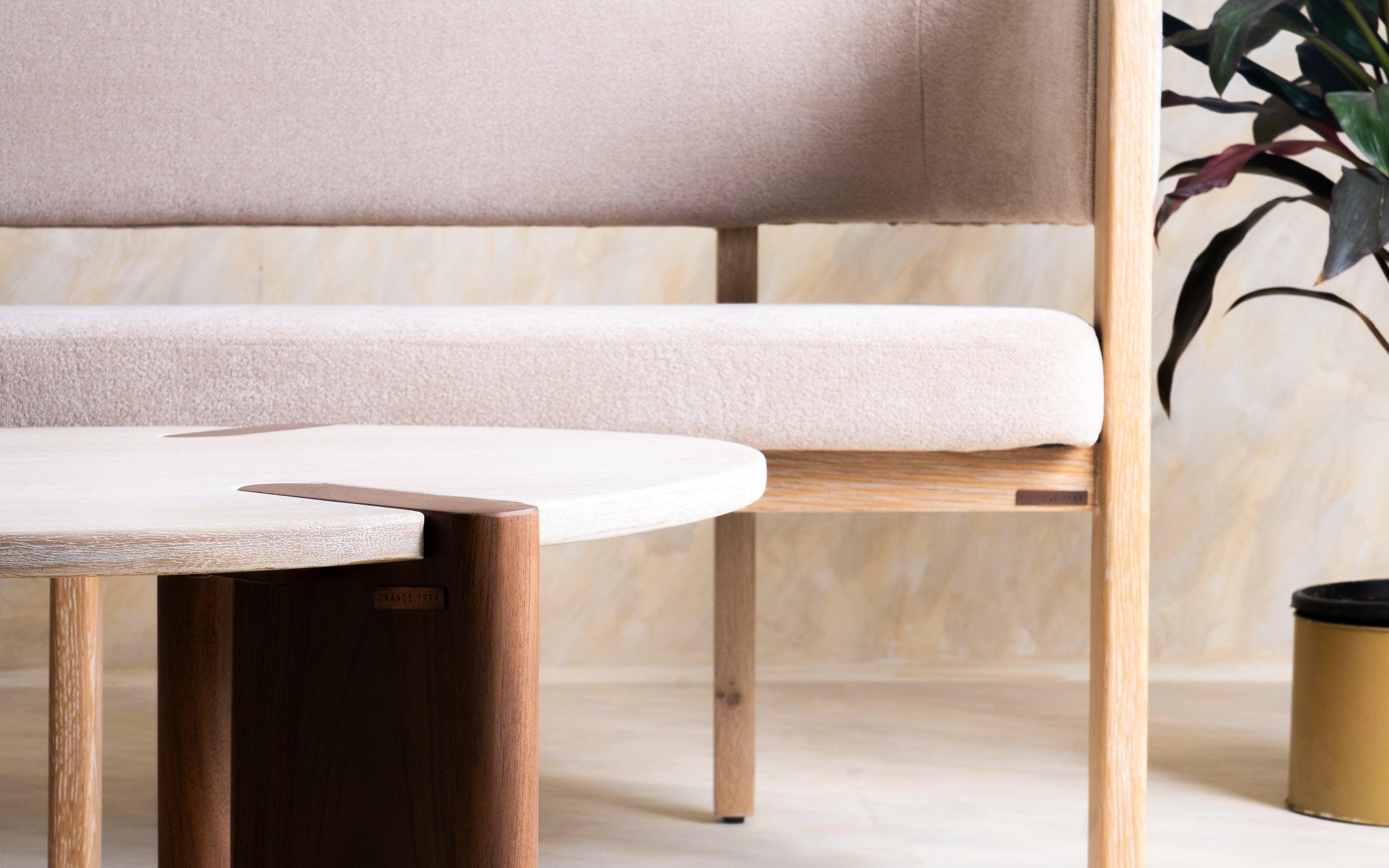 Dune Bench | Oak Wood and Upholstery