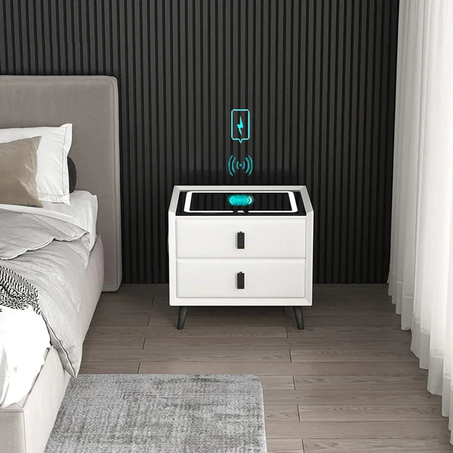 Smart Bedside Table with speaker and charger