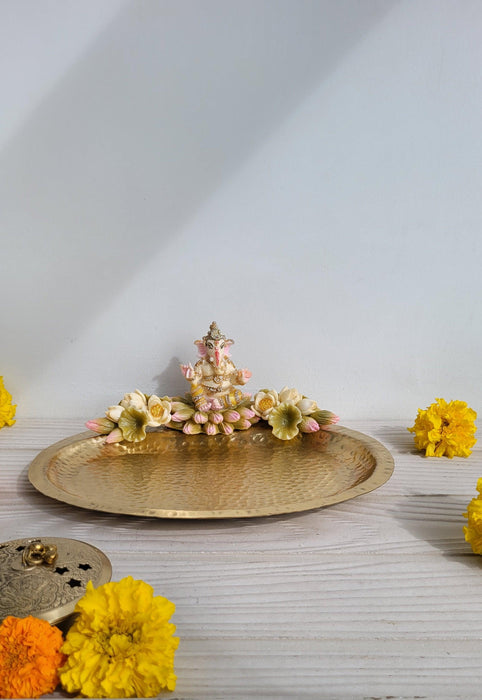 Royal Gold Ganesha Platter