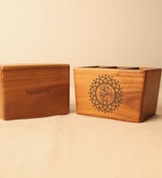 Multi Remote Holder Round Teak