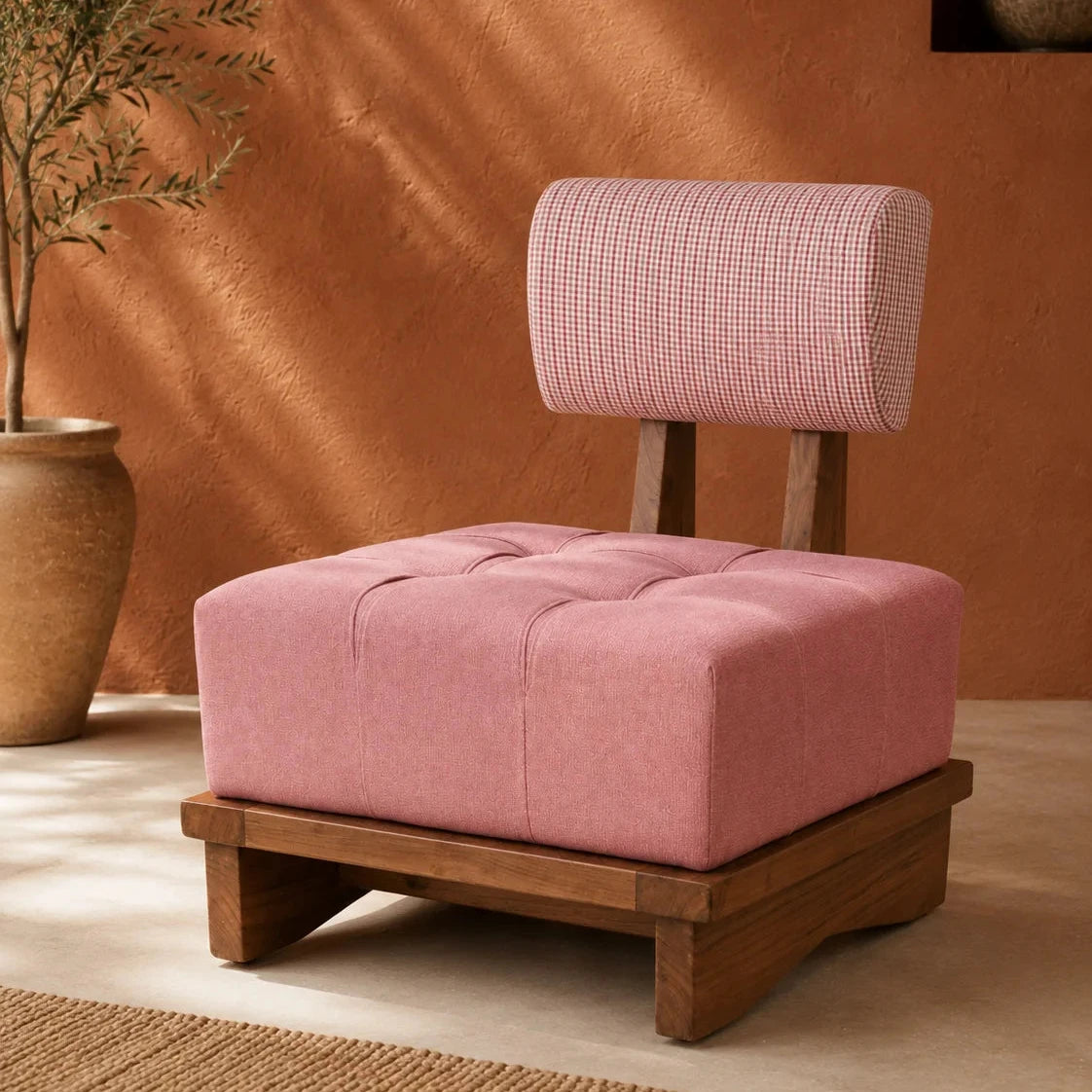 Tori Teak Wood Accent Chair