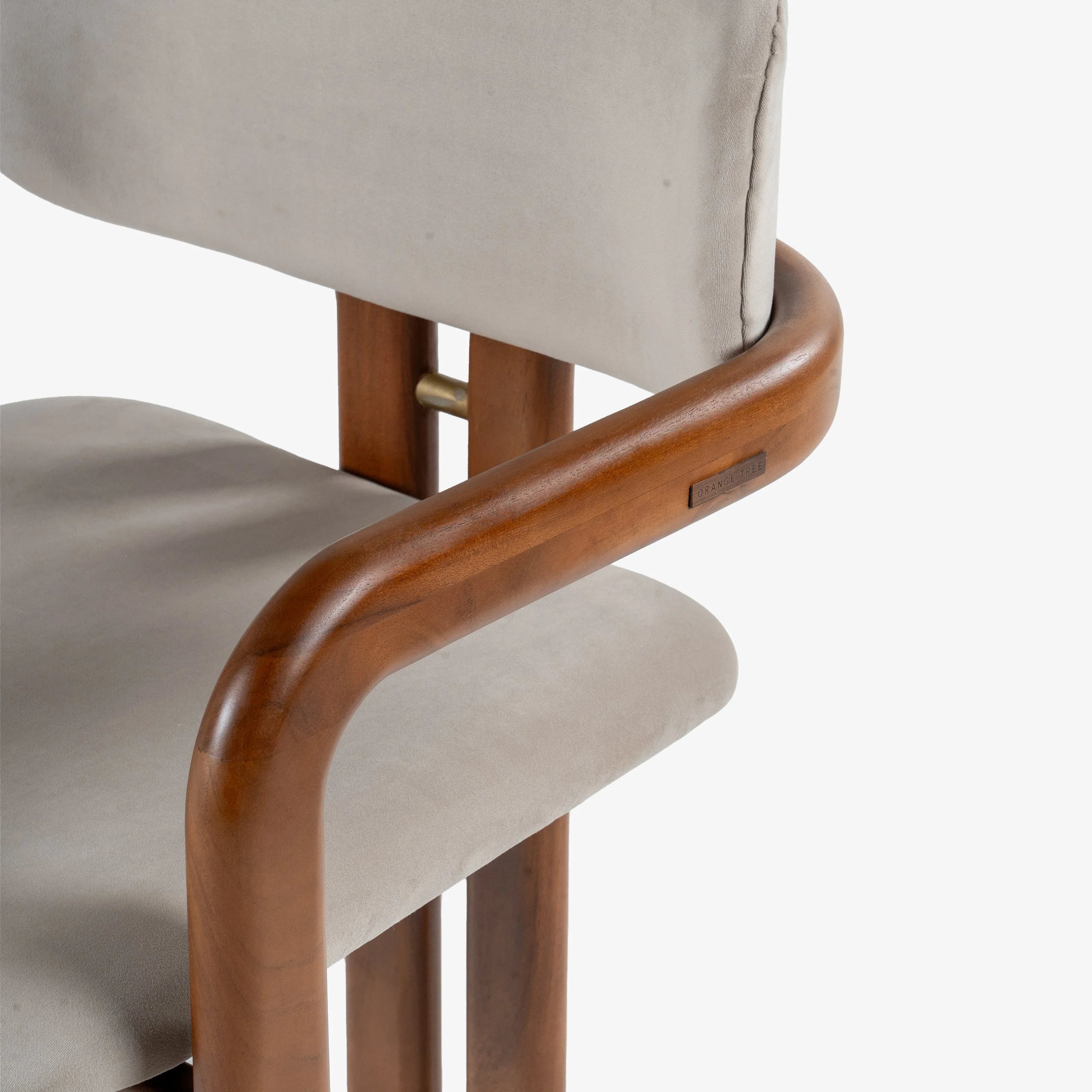 Aris Chair | Acacia Wood and Mild Steel