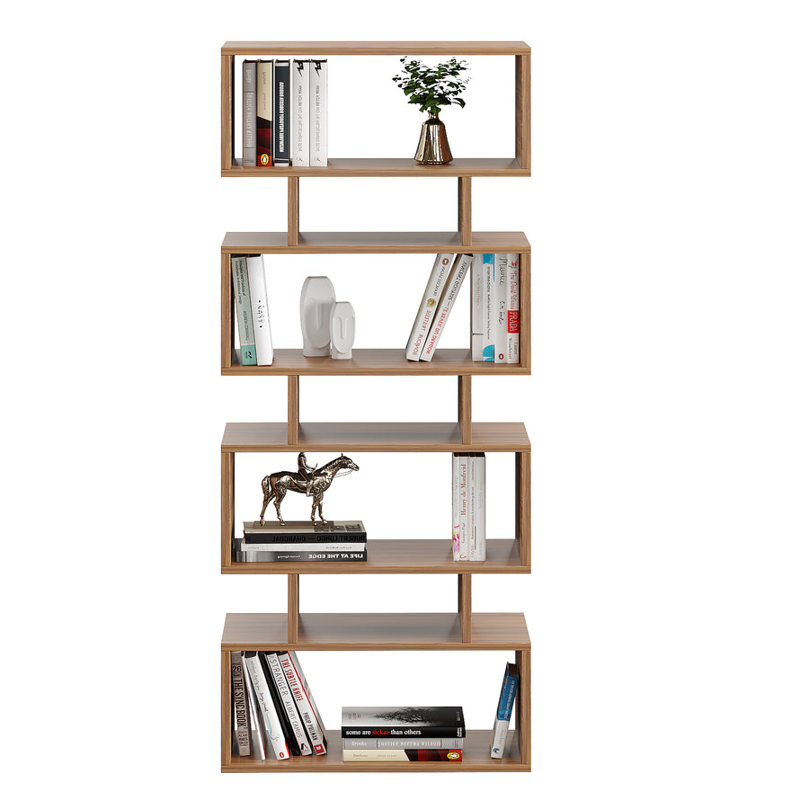 Modern Bookshelf with Storage Shelves - Forrel