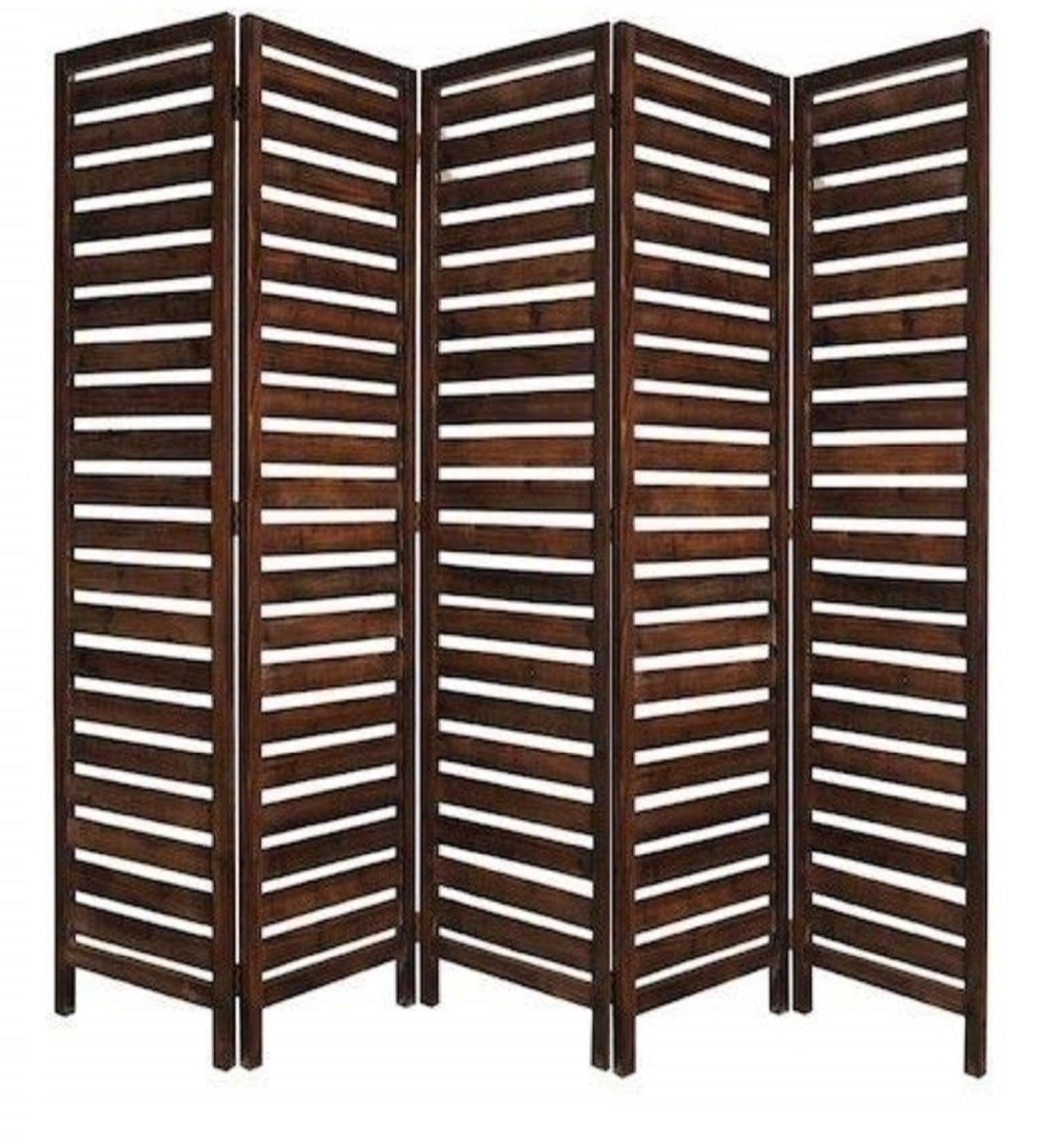 Stylish Panel MDF Jali Room Partition in Mango Wood