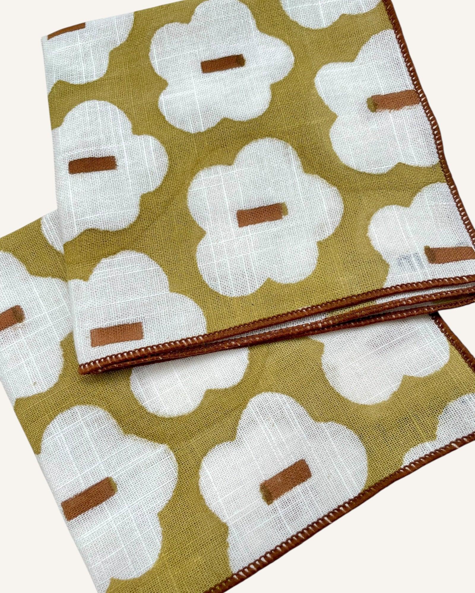 Petal Puff | Kerchief Squares | Slub Cotton
