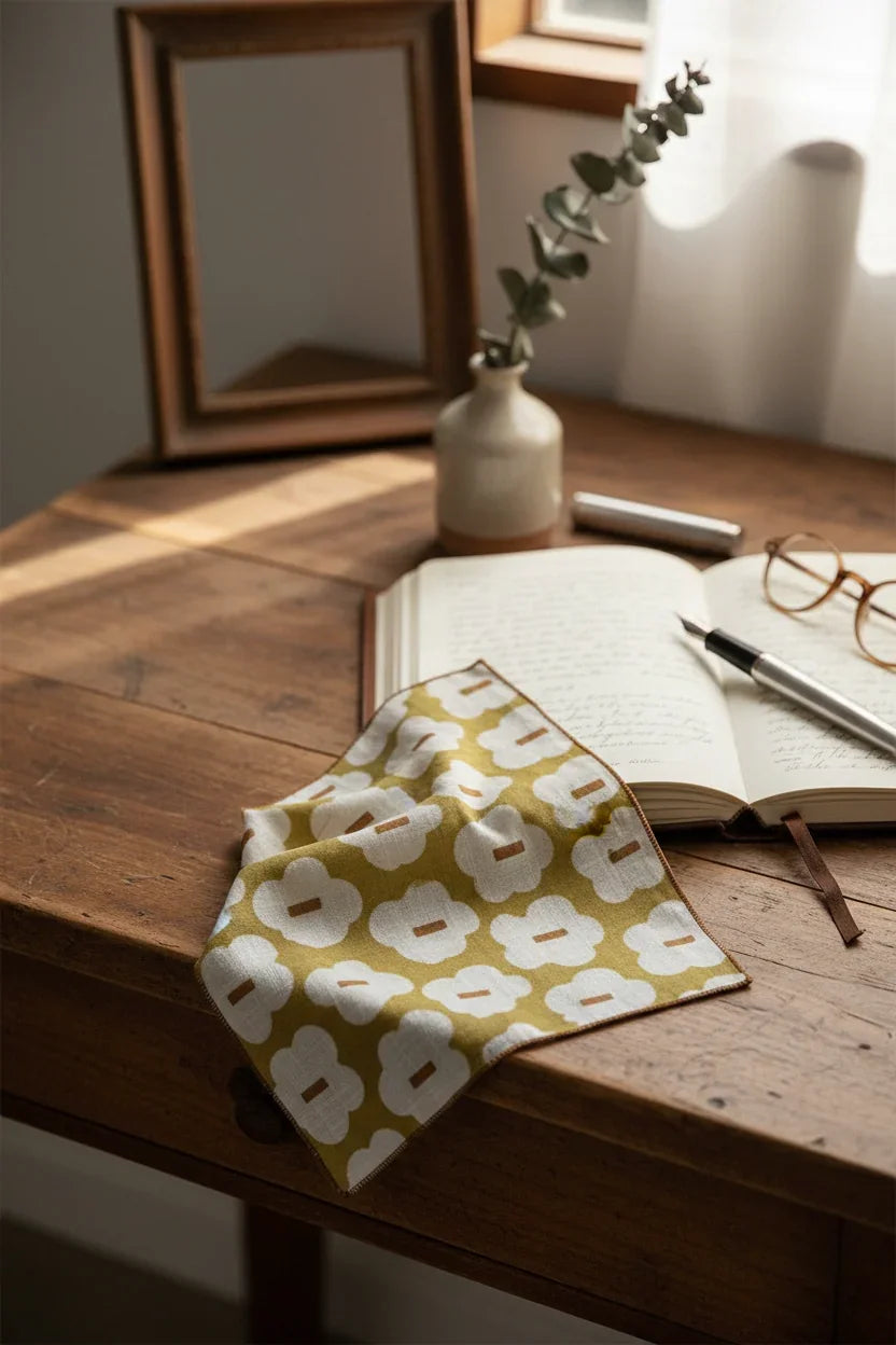 Petal Puff | Kerchief Squares | Slub Cotton