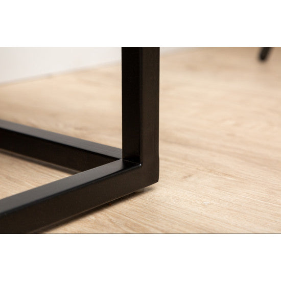 Fresno Long Ottoman Cum Bench | Hallway Bench | Dining Bench | Extra Seating (Ruddy Pink)