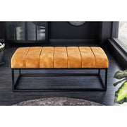 Fresno Long Ottoman Cum Bench | Hallway Bench | Dining Bench | Extra Seating (Ruddy Pink)