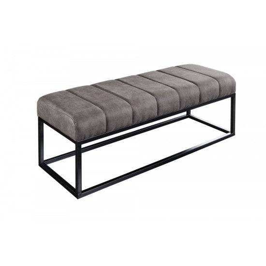 Fresno Long Ottoman Cum Bench | Hallway Bench | Dining Bench | Extra Seating (Ruddy Pink)