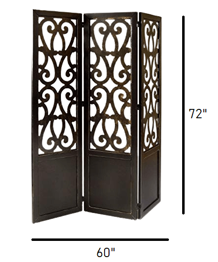 Intricately Designed Mango Wood & MDF Jali Partition