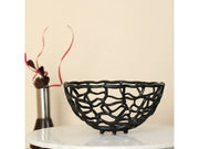 Entwined Basket Set of 3 In Black Colour