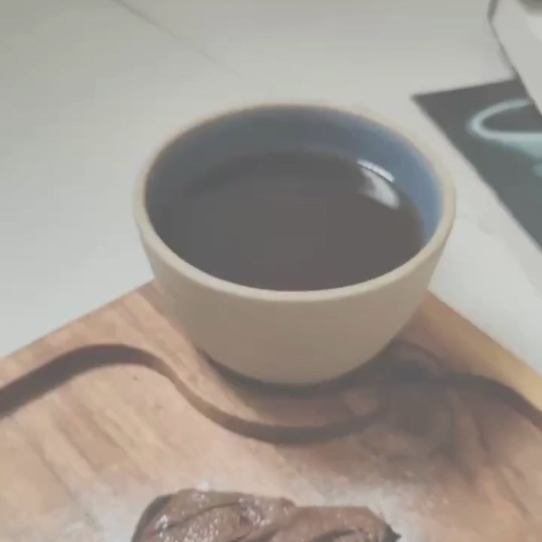 Load video: CNC Wooden Coffee &amp; Cookie Platter | Snack Serving Plate For Home &amp; Kitchen