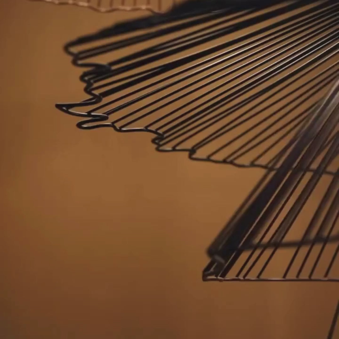 Load video: Klimt Classic Big Hanging Lamp | Black Iron Single Ceiling Light For Home Decor