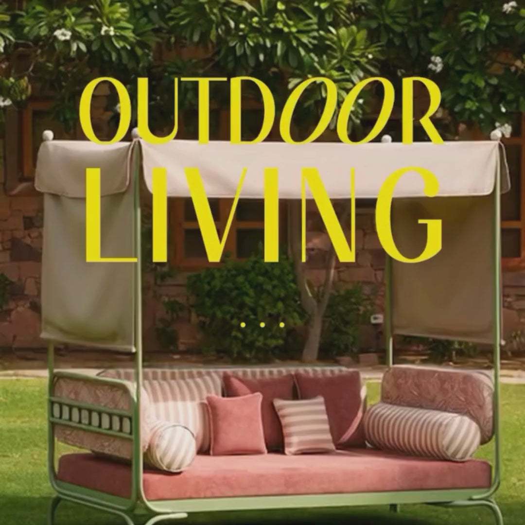 Load video: Dastoori Outdoor Day Bed