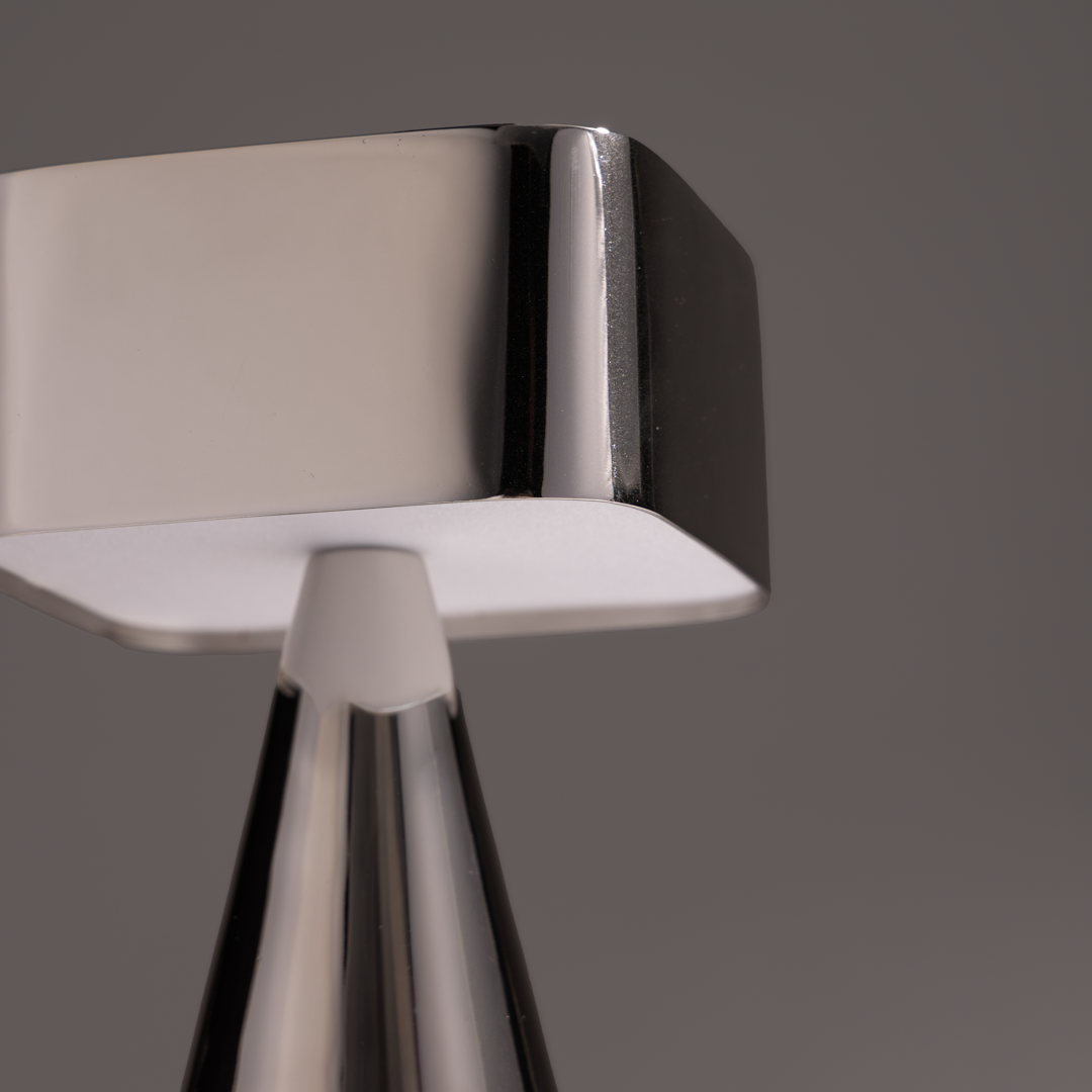 Chrome Portable Lamp