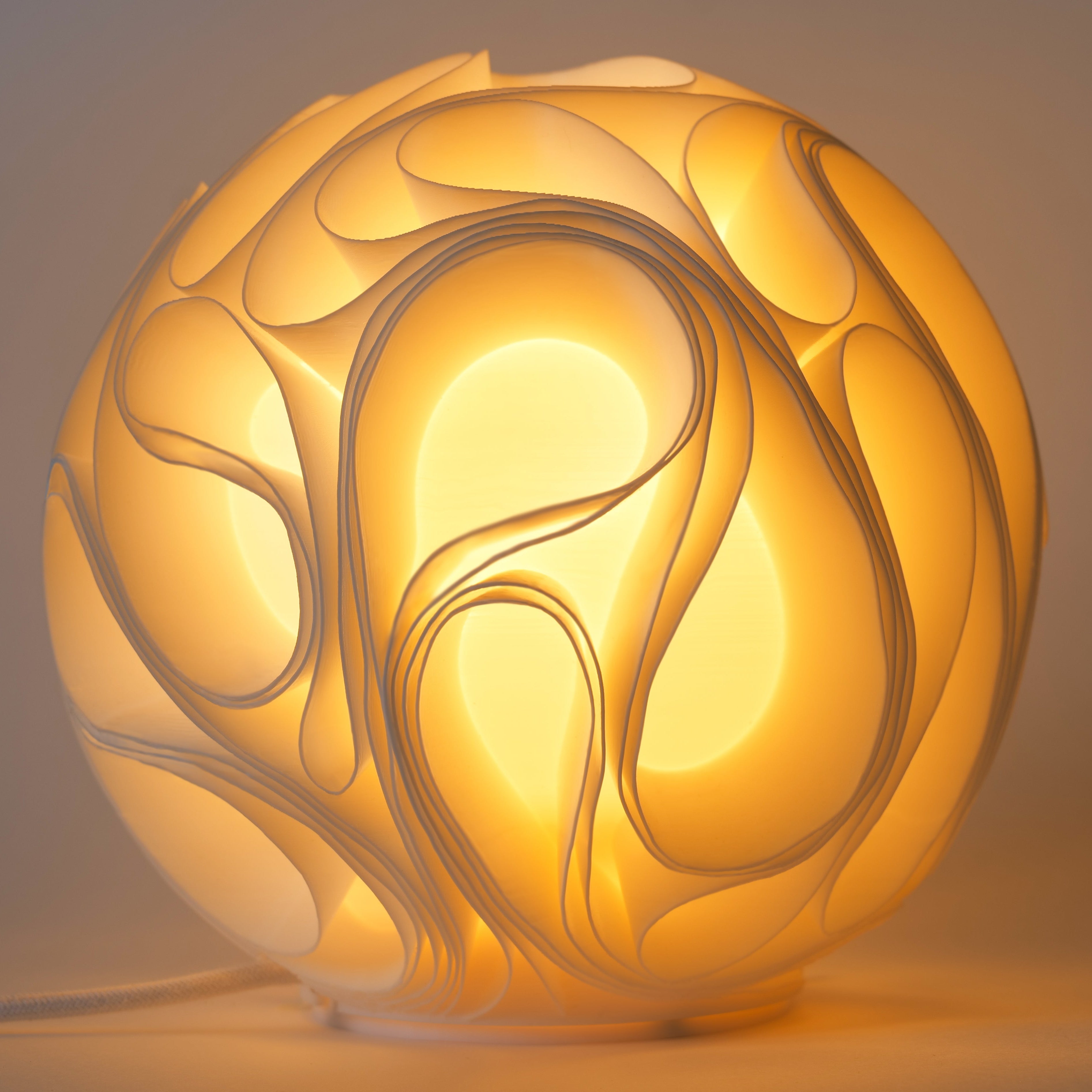 Gravity Sculpted Lamp