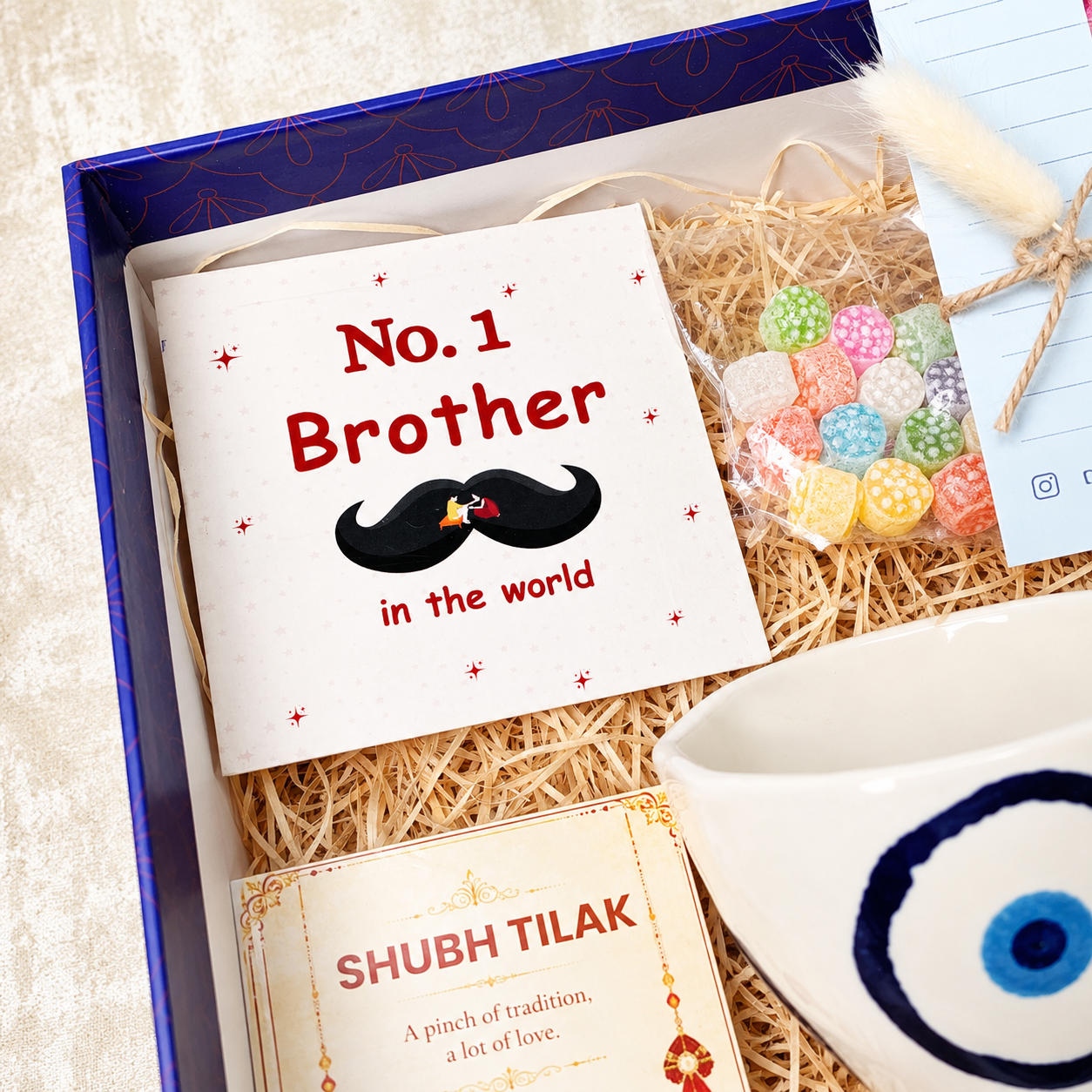 Evil Eye Blessings Rakhi Hamper
