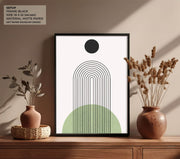 Arco Green Wall Painting