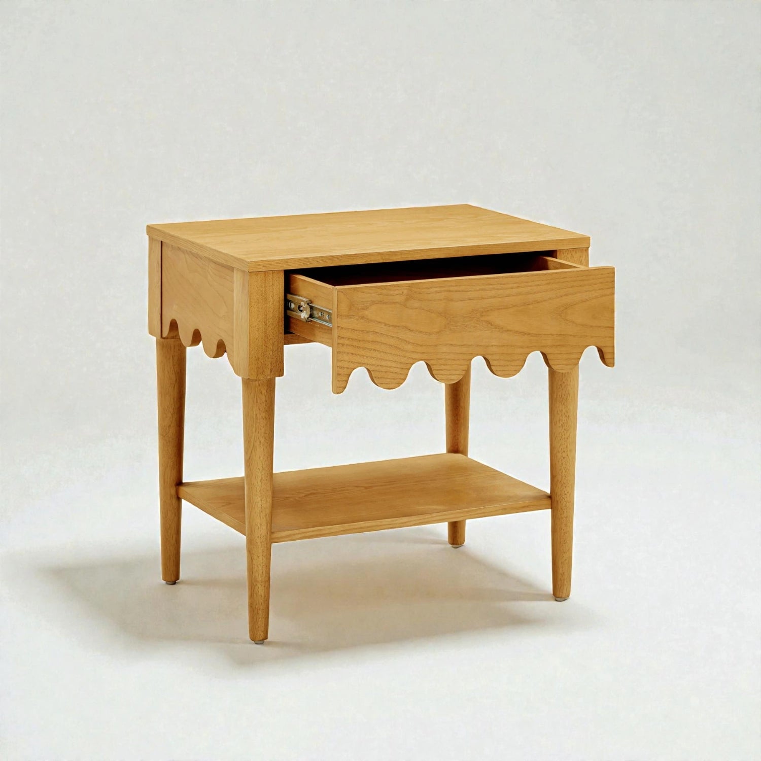 Riles Ash Wood Bedside