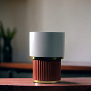 Modern Burgundy Table Lamp for Living Room | Study Lamp