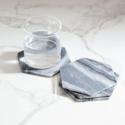 Grayscale Coasters | Marble