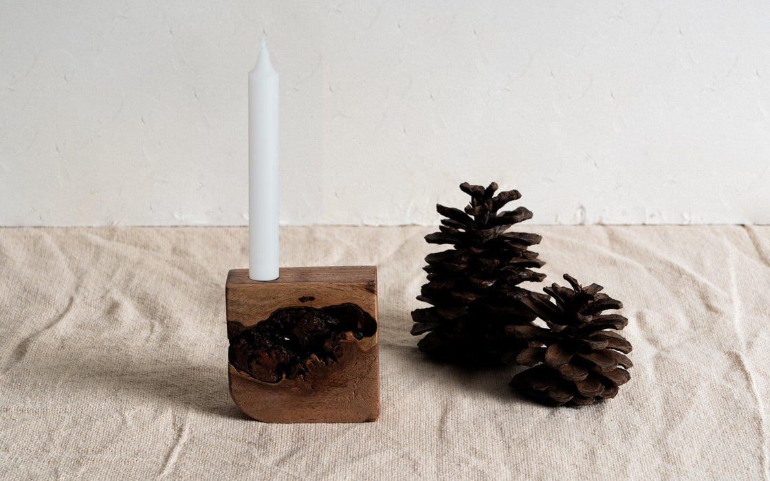 Nama Candle Stand | Decorative Wooden Candle Holder