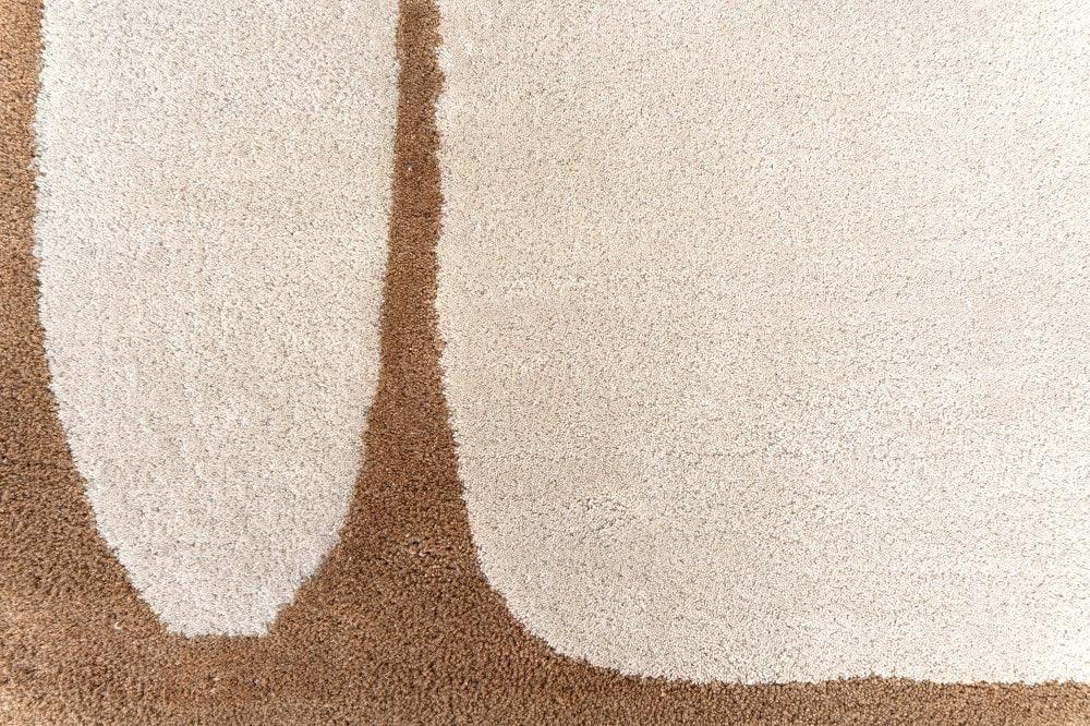 Outline Contemporary Minimalist Area Rug – 100% Wool