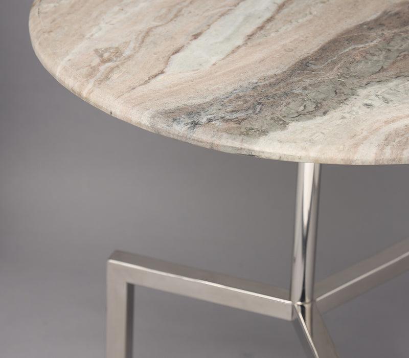 Tripod Side Table for Living Room | Designer End Table | Decorative Marble Corner Table