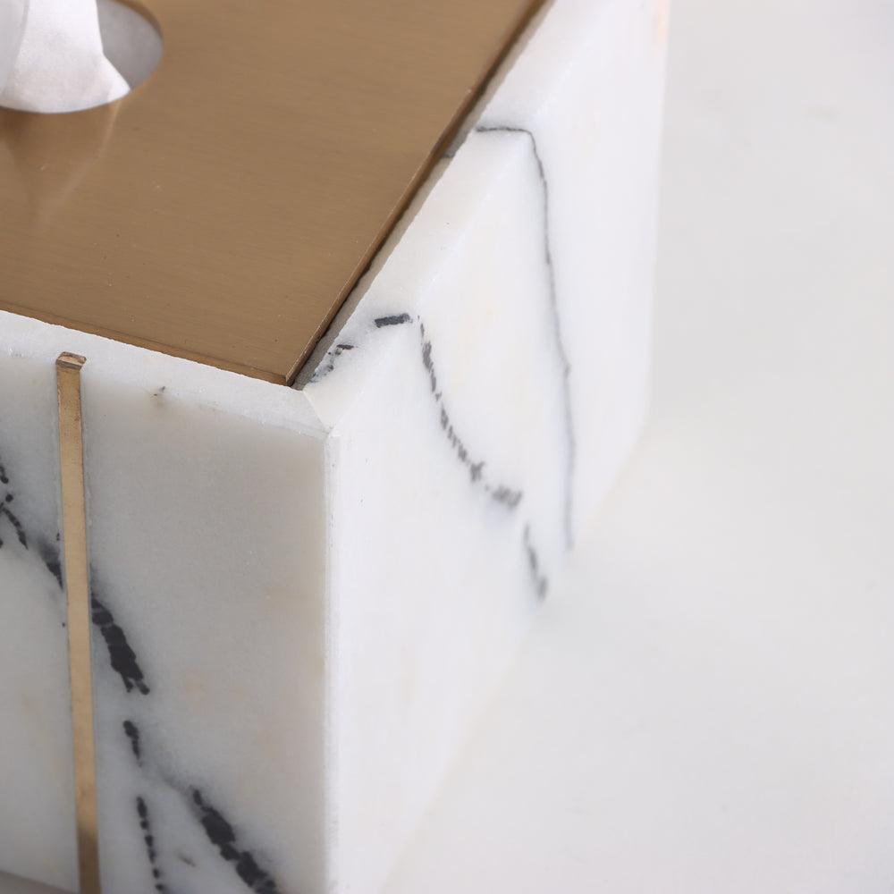 Arabescato Tissue Box