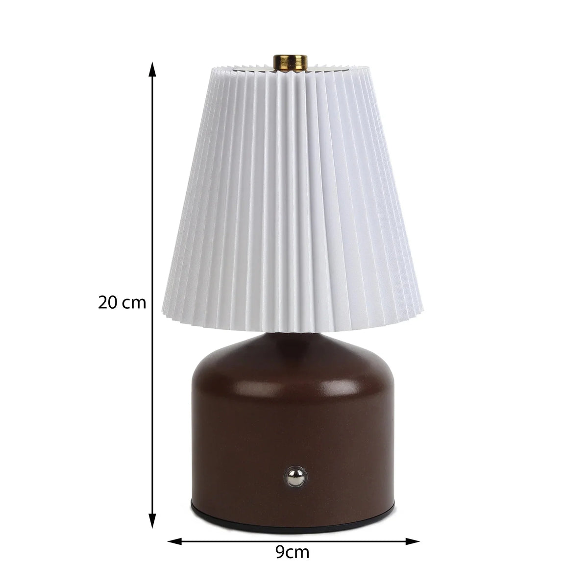 Dora Cordless Table Lamp for Living Room & Bedroom | Touch Sensor Portable Desk Lamp with USB Charging