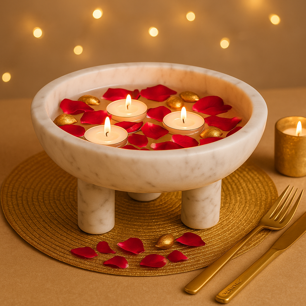 Opula Marble Bowl Urli