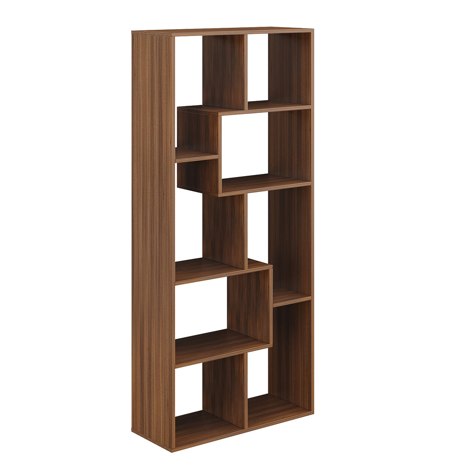 Modern Bookshelf with Storage Shelves - Medina