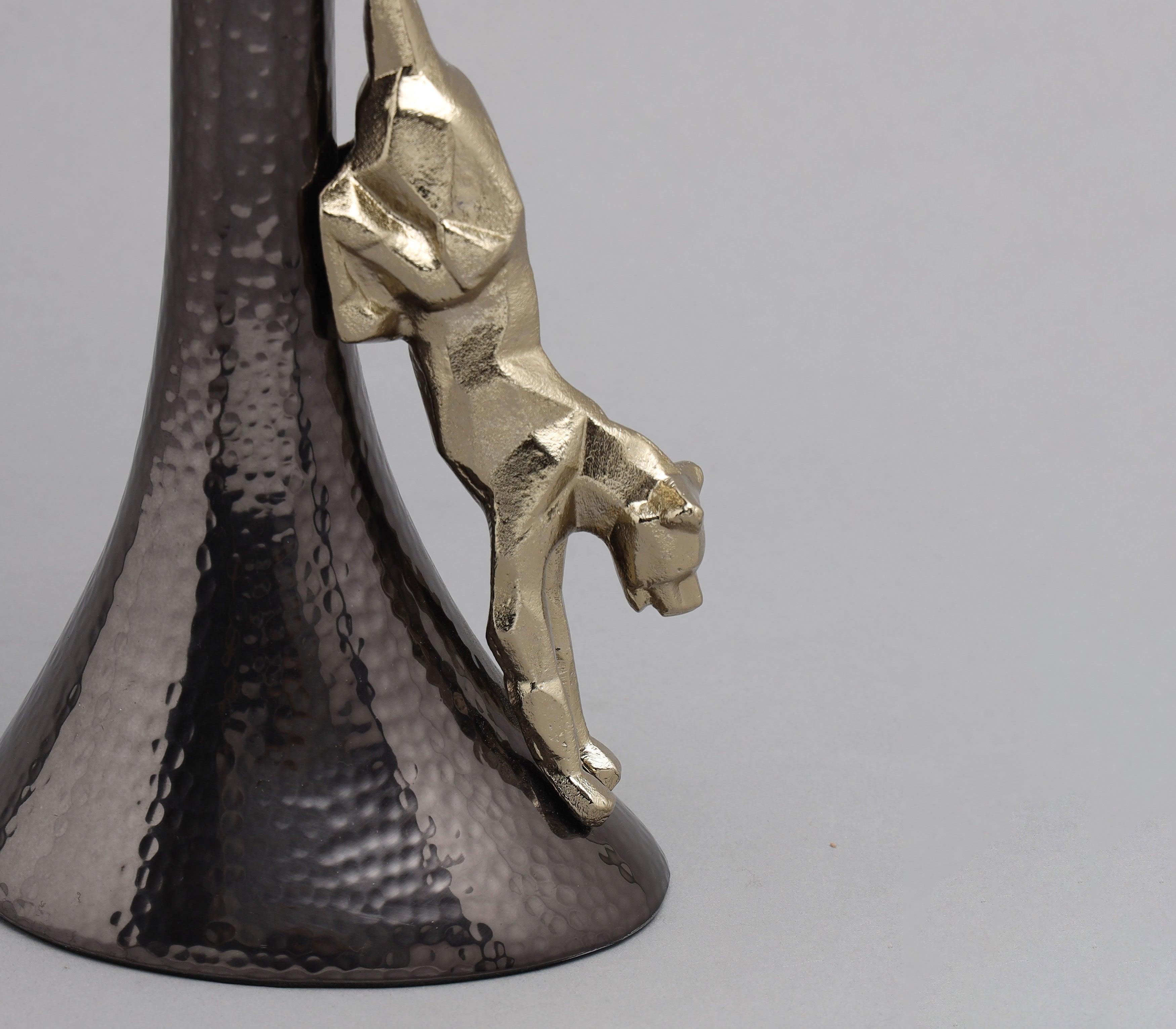 Panthera Pillar Candle Holder